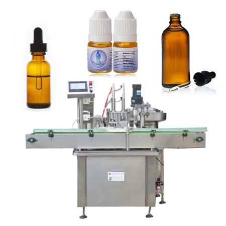 中国工場自動PVC / PEプラスチックボトル蚊化学5-50 ml液体充填機